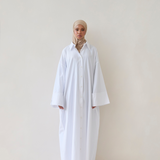 White Maxi Shirt Dress