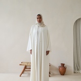 Mystic White Abaya