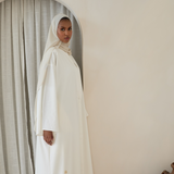 Mystic White Abaya