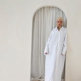 White Maxi Shirt Dress
