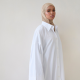 White Maxi Shirt Dress