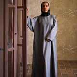 PRE-ORDER Classic Blends Closed Abaya - Charcoal Grey