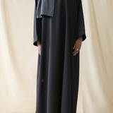 Classic Blends Closed Abaya - Opium Black