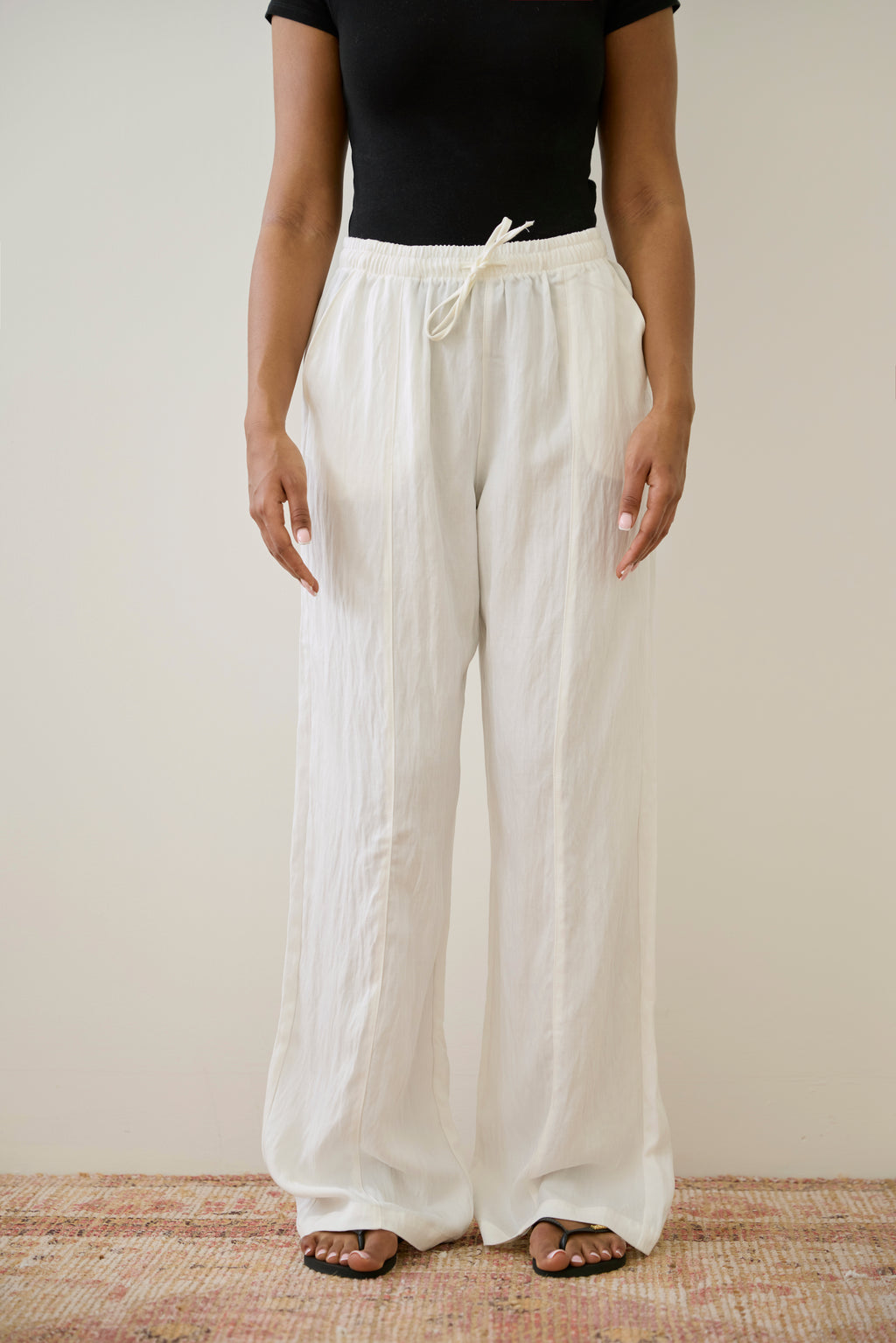 Porcelain Wide Leg Pant