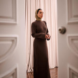 Umber Cacao Knit Dress