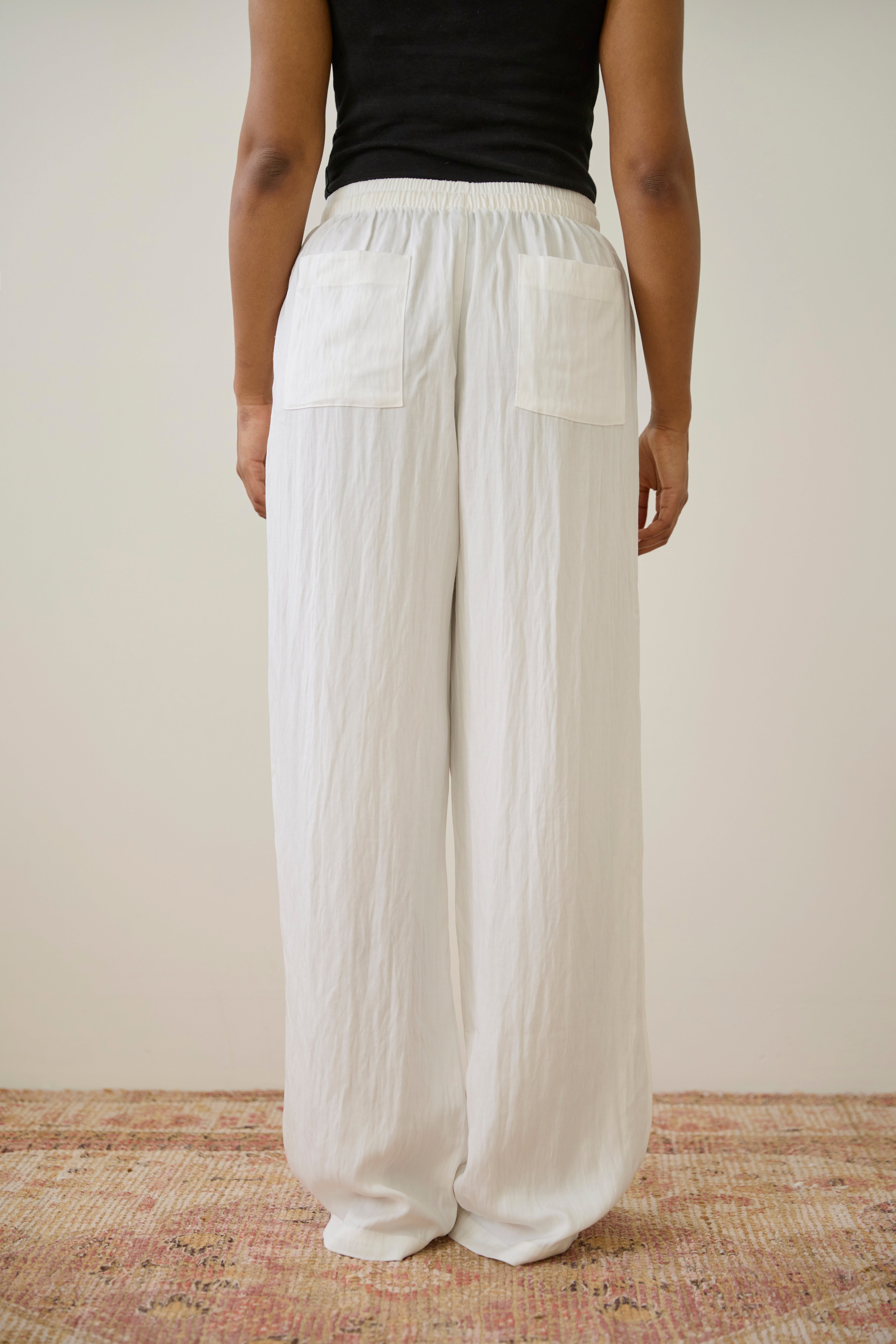 Porcelain Wide Leg Pant