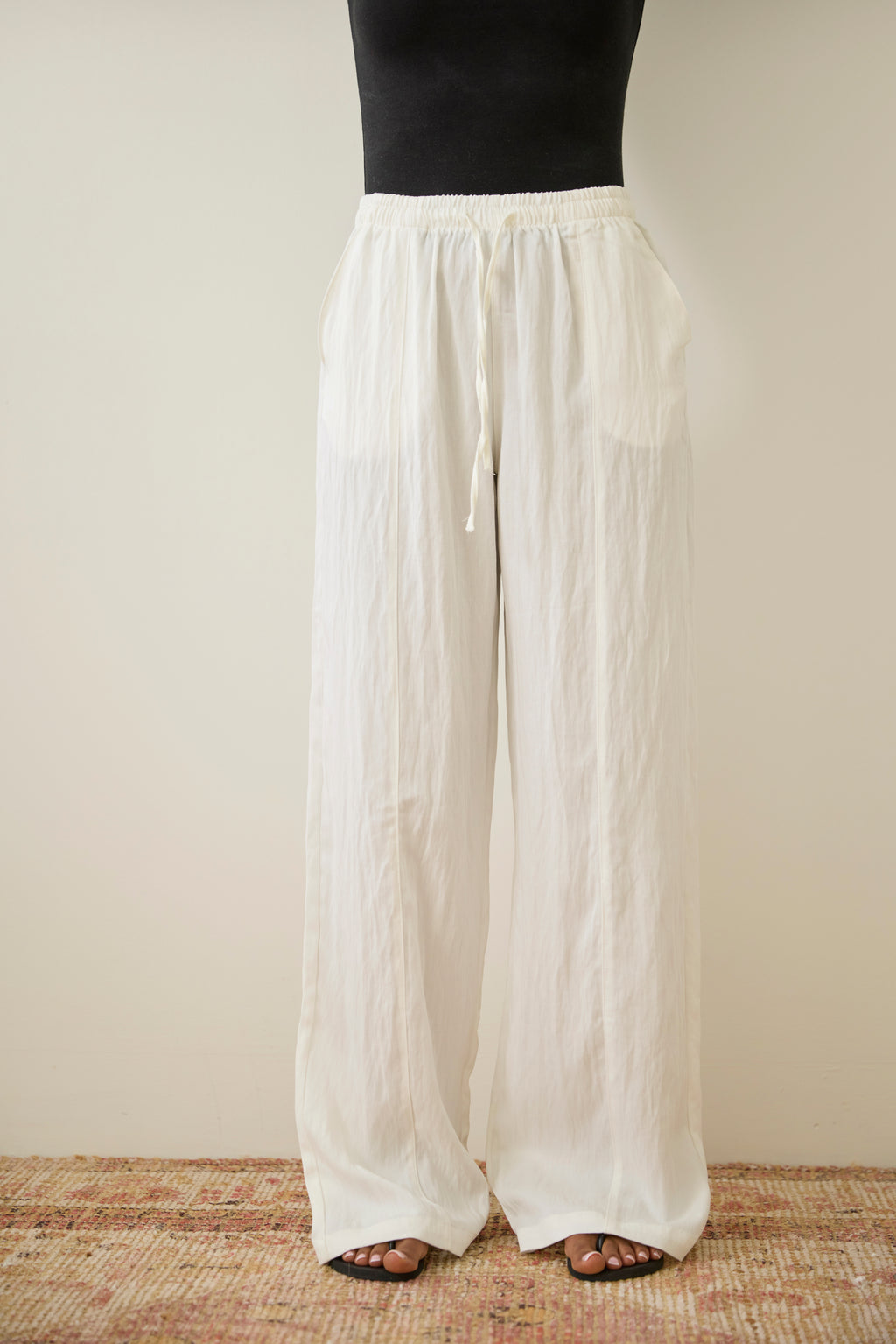 Porcelain Wide Leg Pant