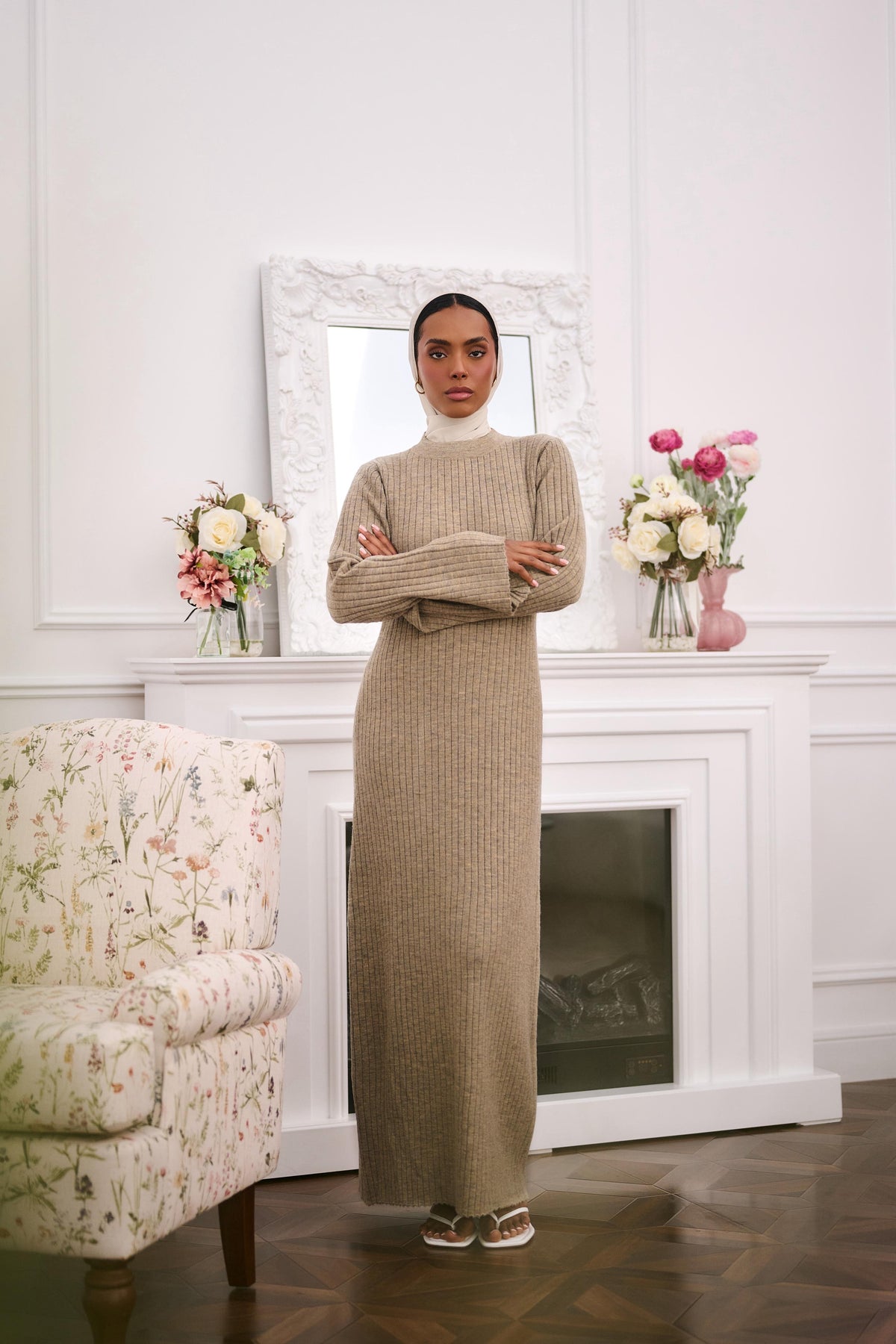 Dune Flax Knit Dress