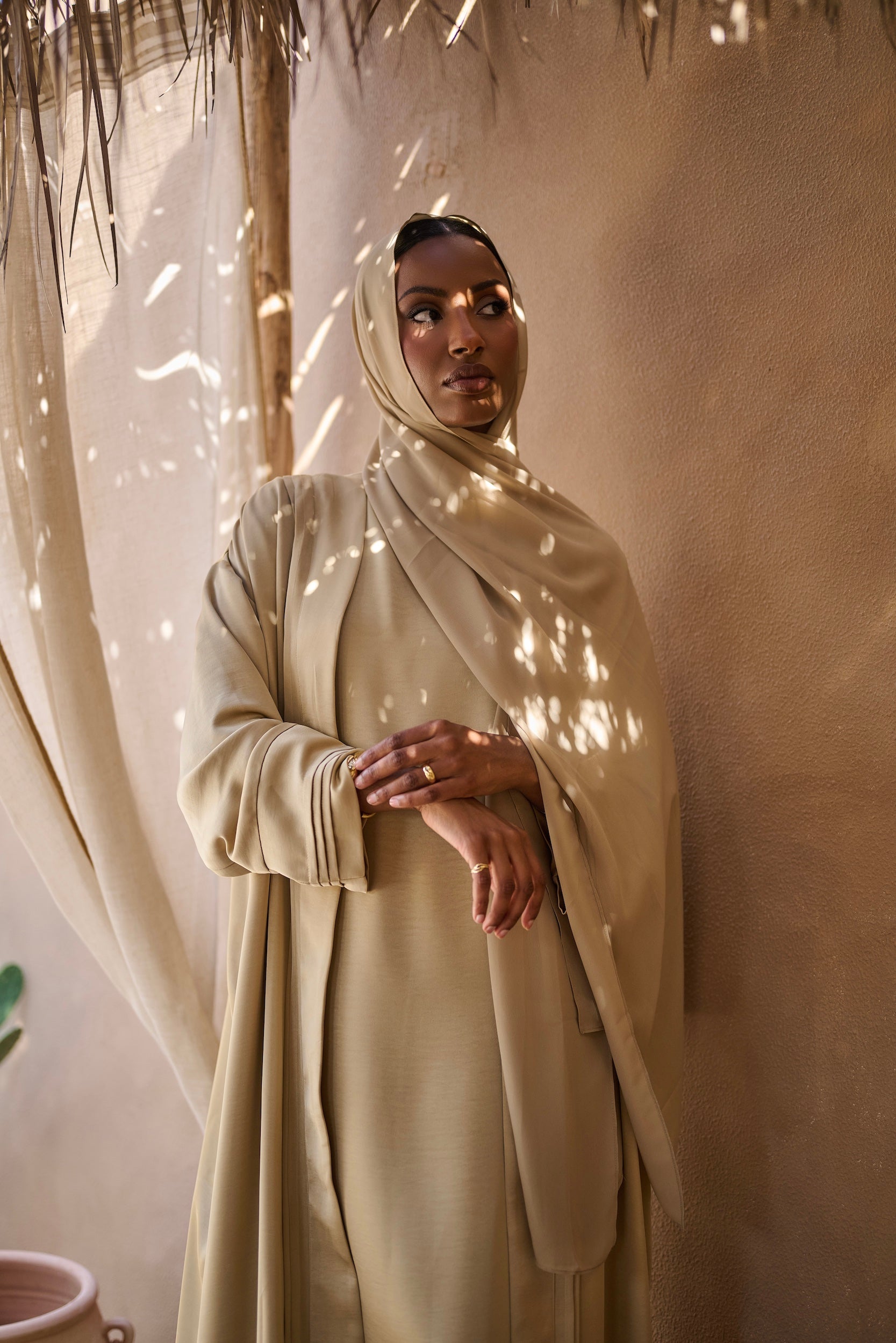 Antique Sand Abaya
