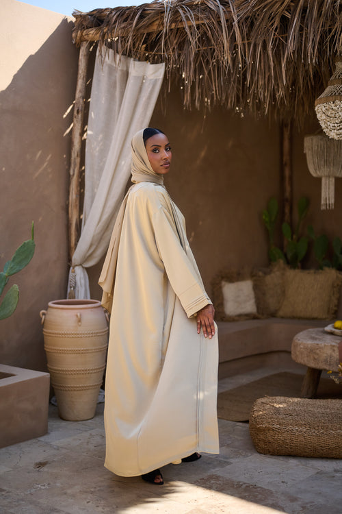Antique Sand Abaya
