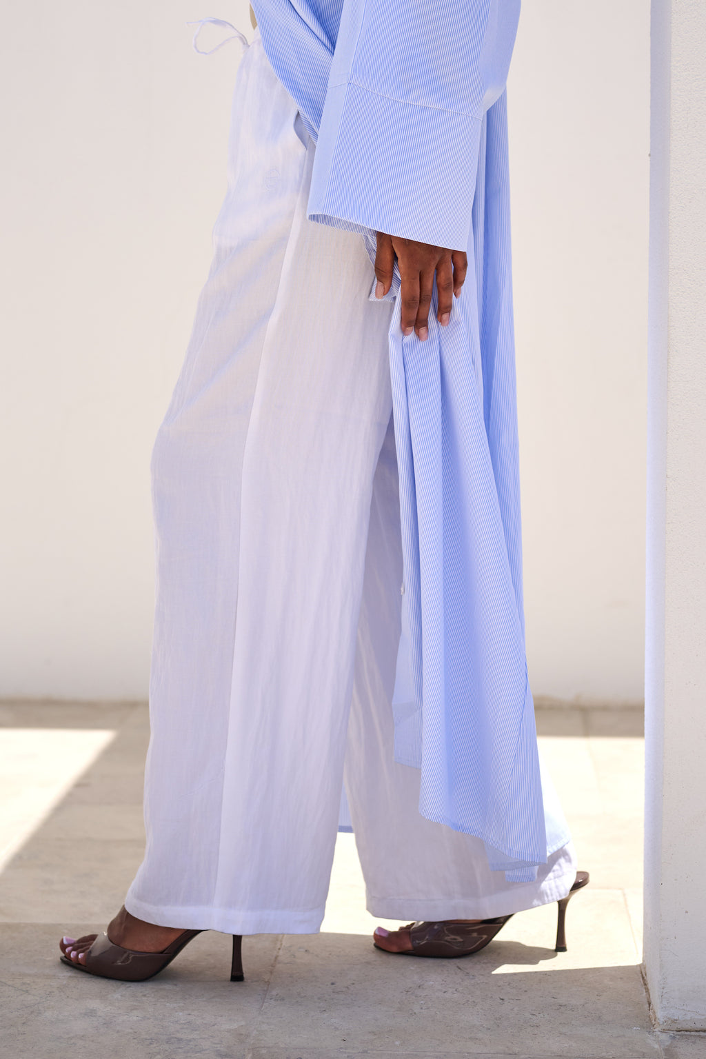 Cloud Blue Shirt Dress