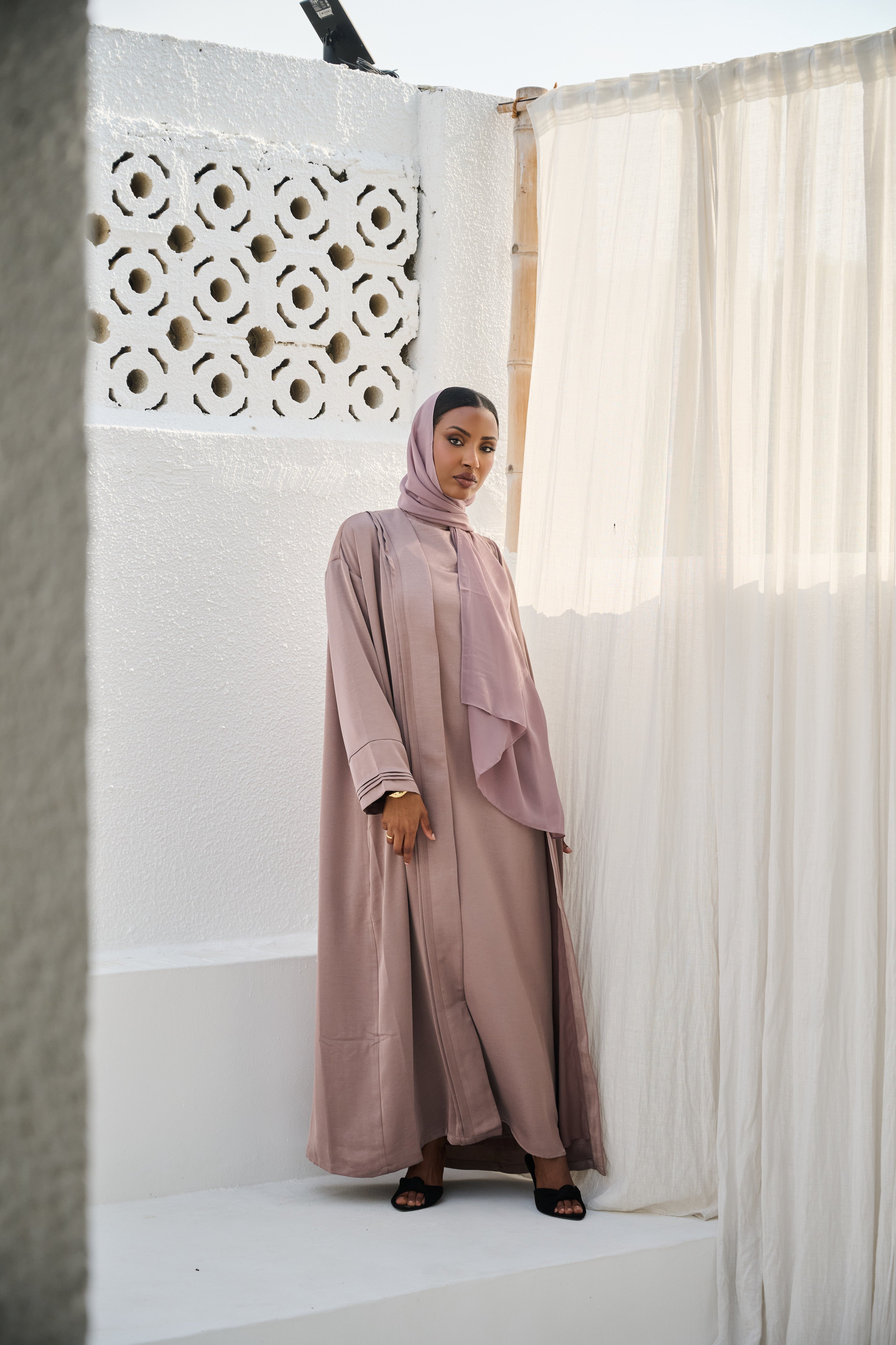 Dusky Muave Abaya