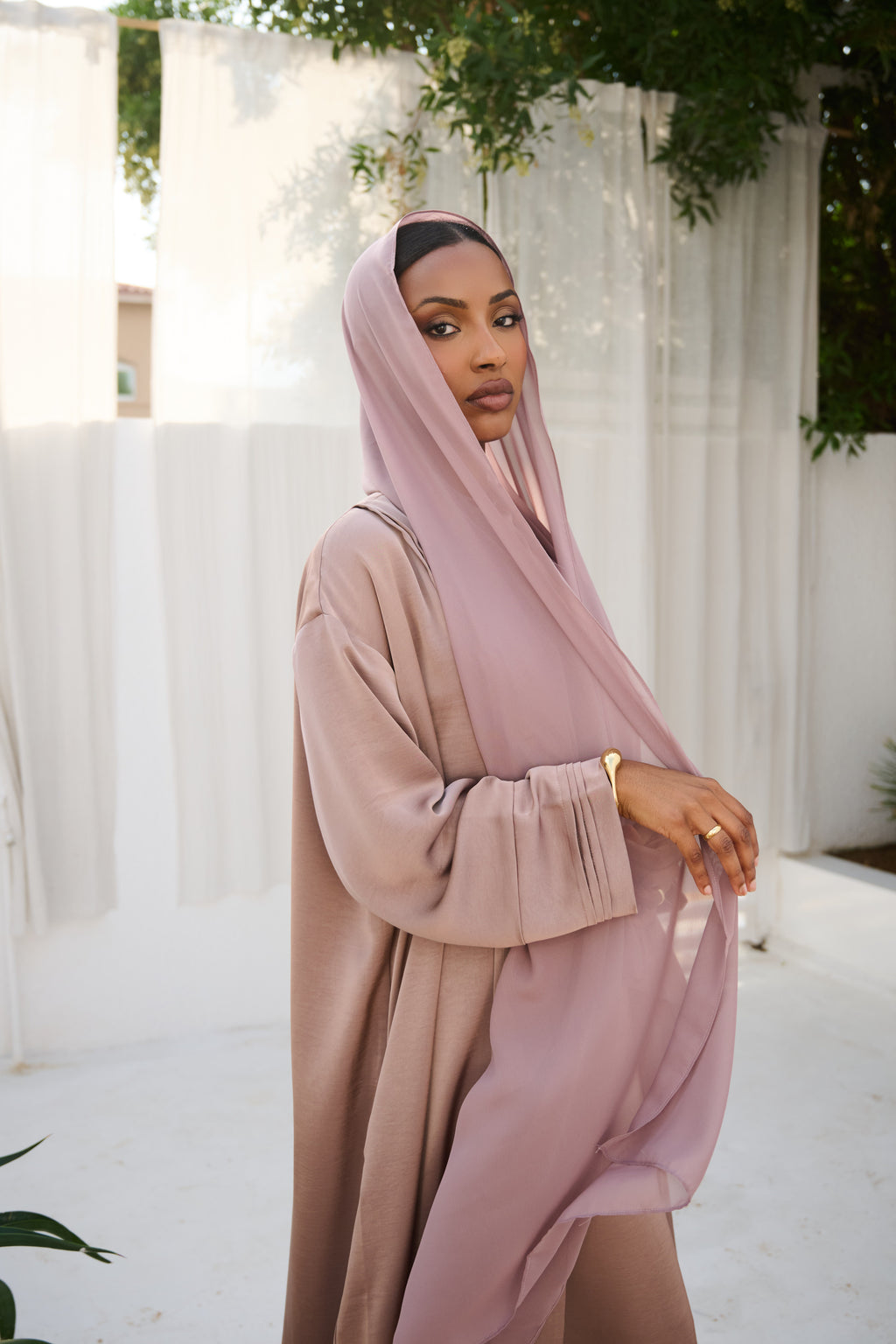 Dusky Muave Abaya