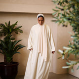 Classic Blends Closed Abaya - Oatmeal