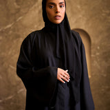 Classic Blends Open Abaya - Opium Black