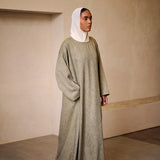 Classic Blends Closed Abaya - Peanut Brown