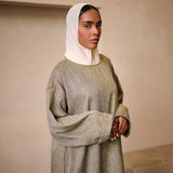 Classic Blends Closed Abaya - Peanut Brown
