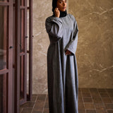 Classic Blends Closed Abaya - Charcoal Grey