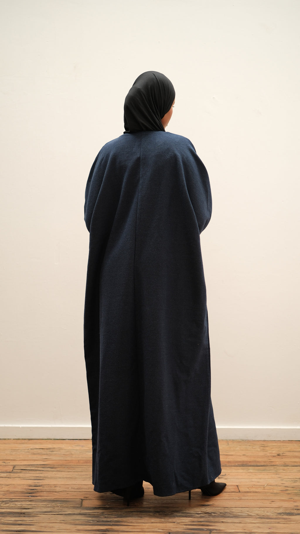 Inkwell Navy Abaya Coat
