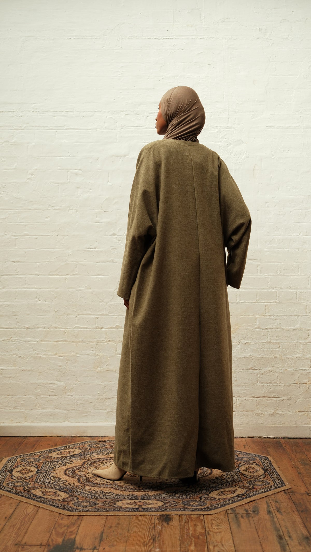 Bracken Olive Abaya Coat