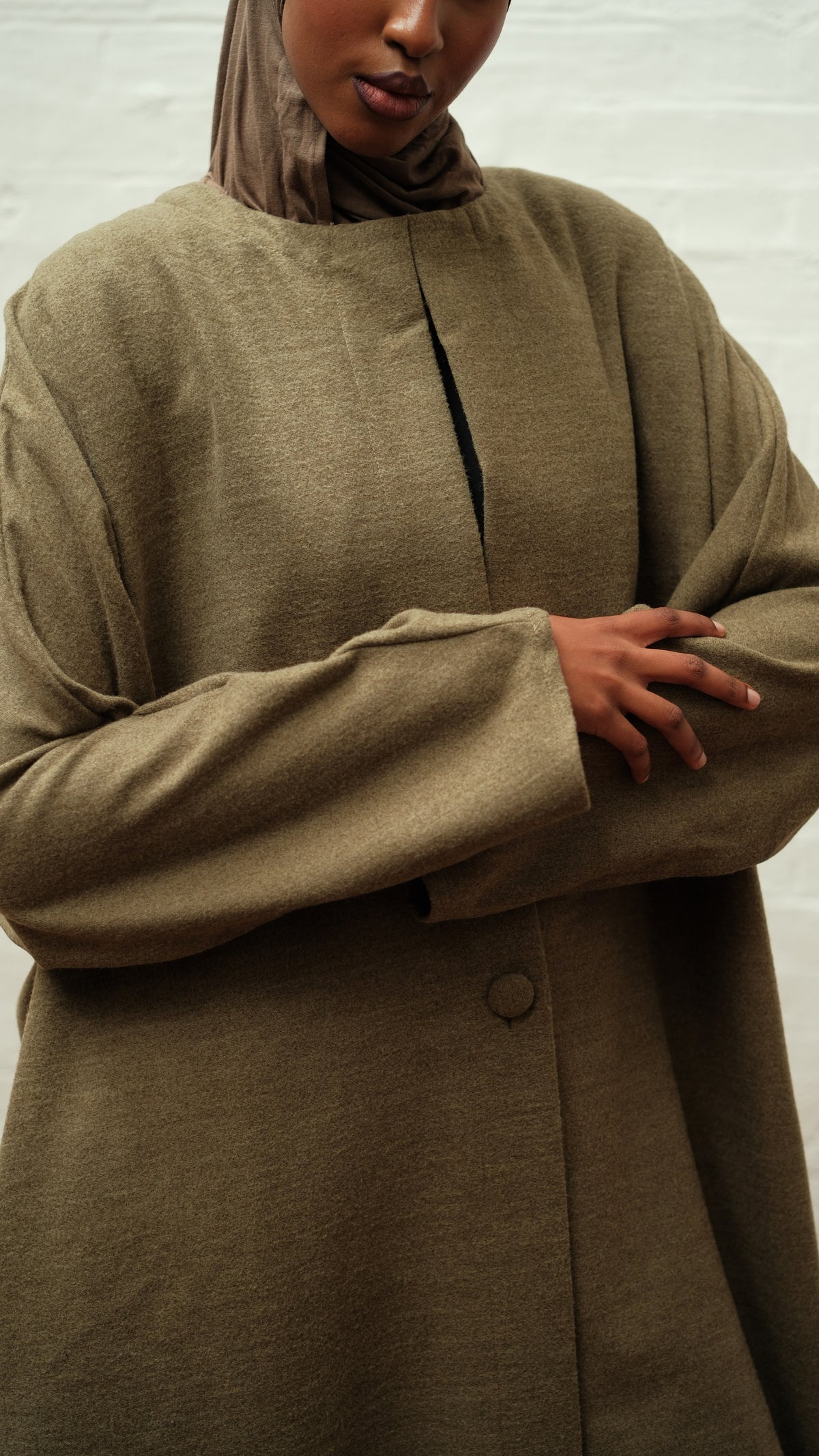 Bracken Olive Abaya Coat