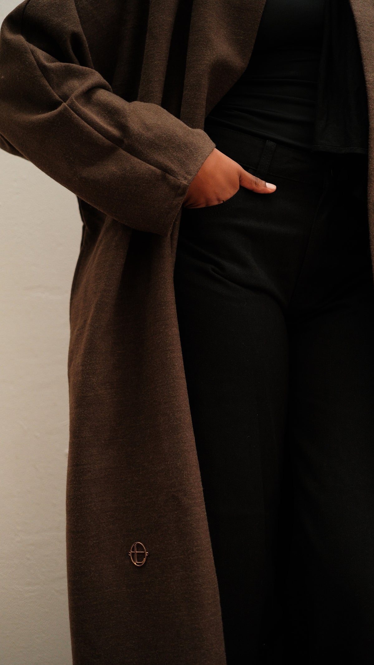 Sepia Brown Abaya Coat