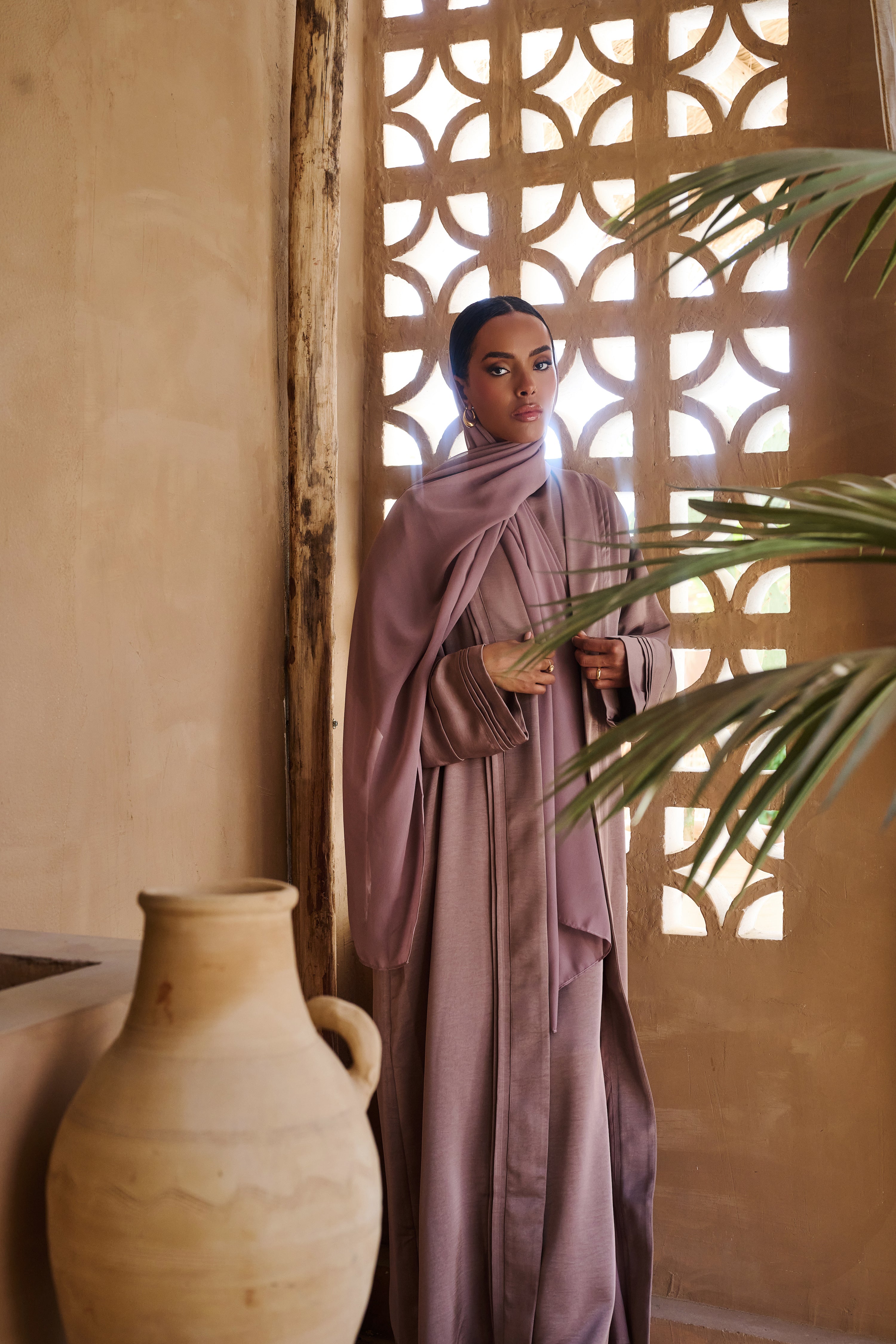 Dusky Muave Abaya