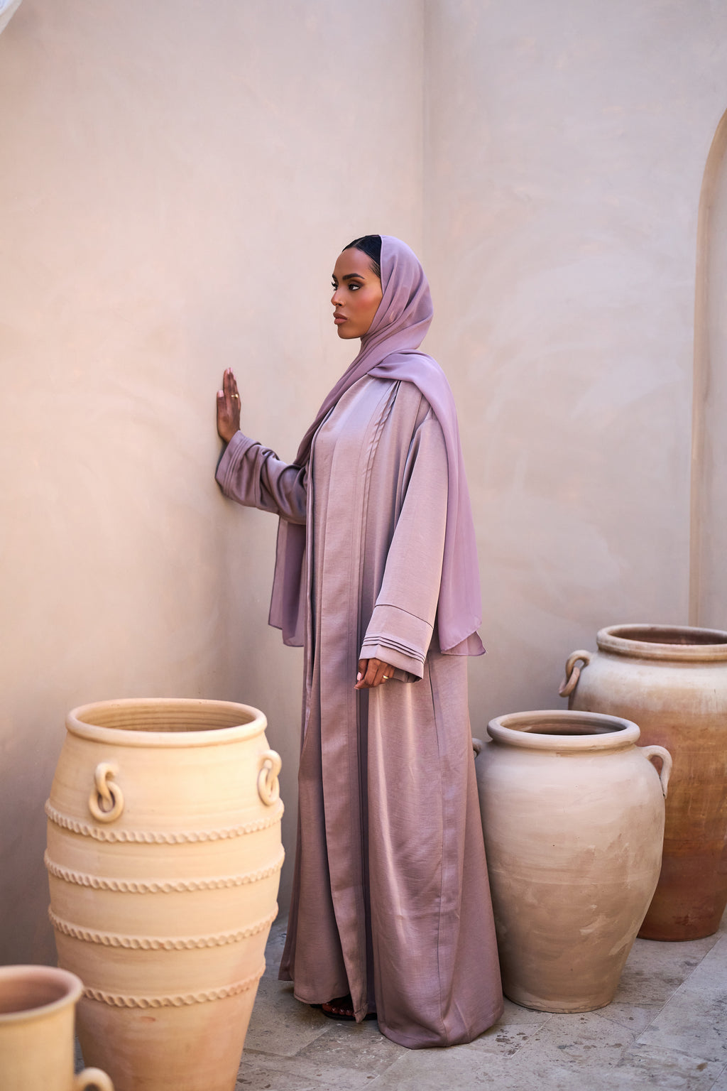 Dusky Muave Abaya