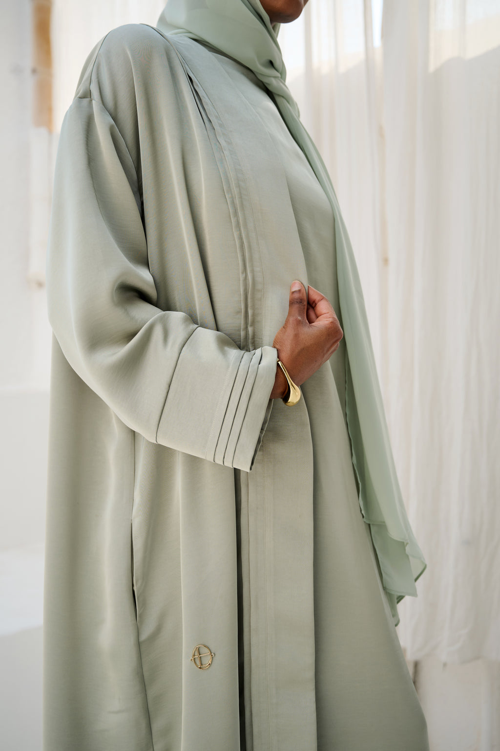 Silver Sage Abaya