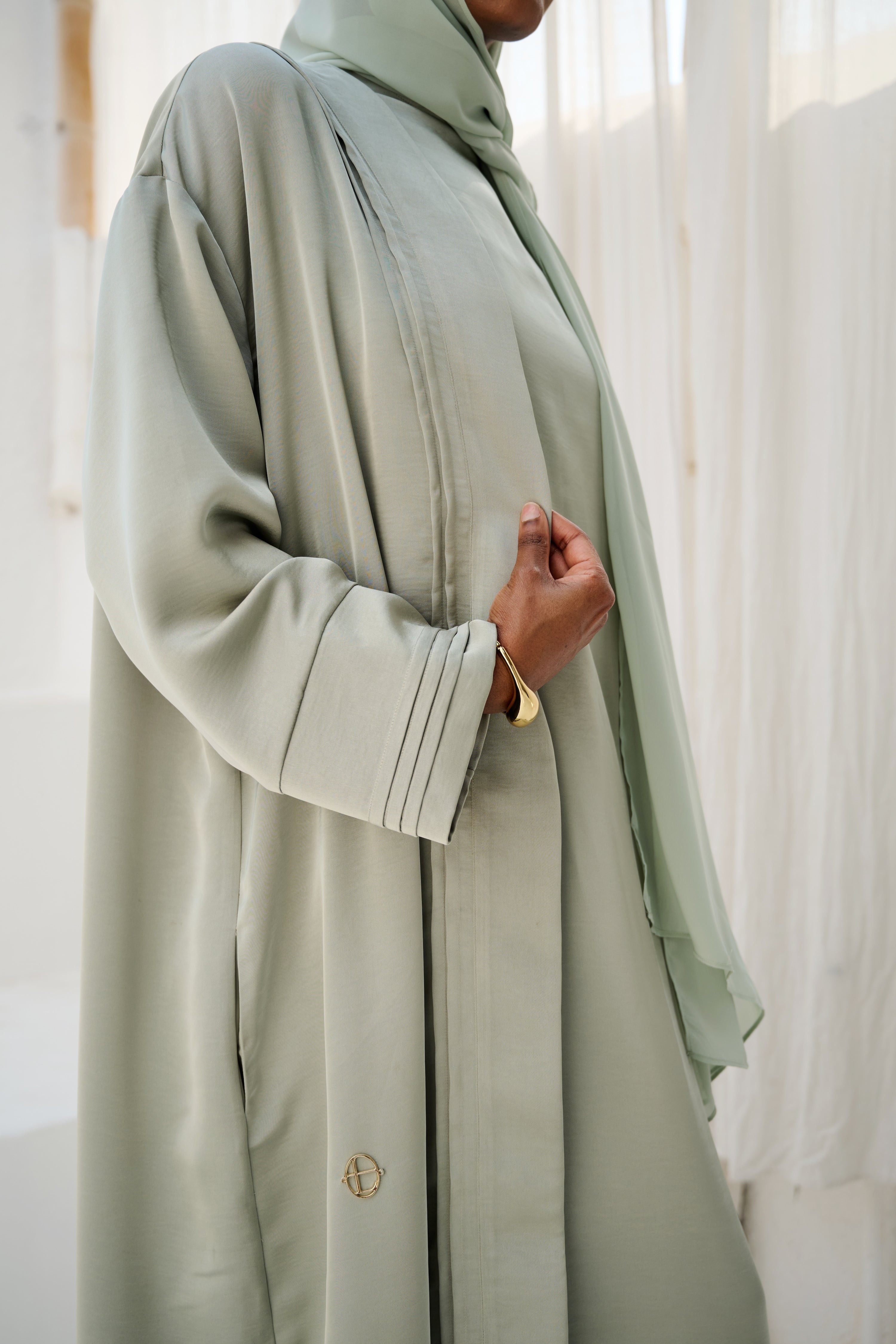 Silver Sage Abaya