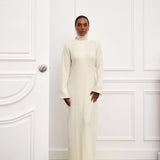 Porcelain Ivory Knit Dress