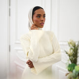 Porcelain Ivory Knit Dress