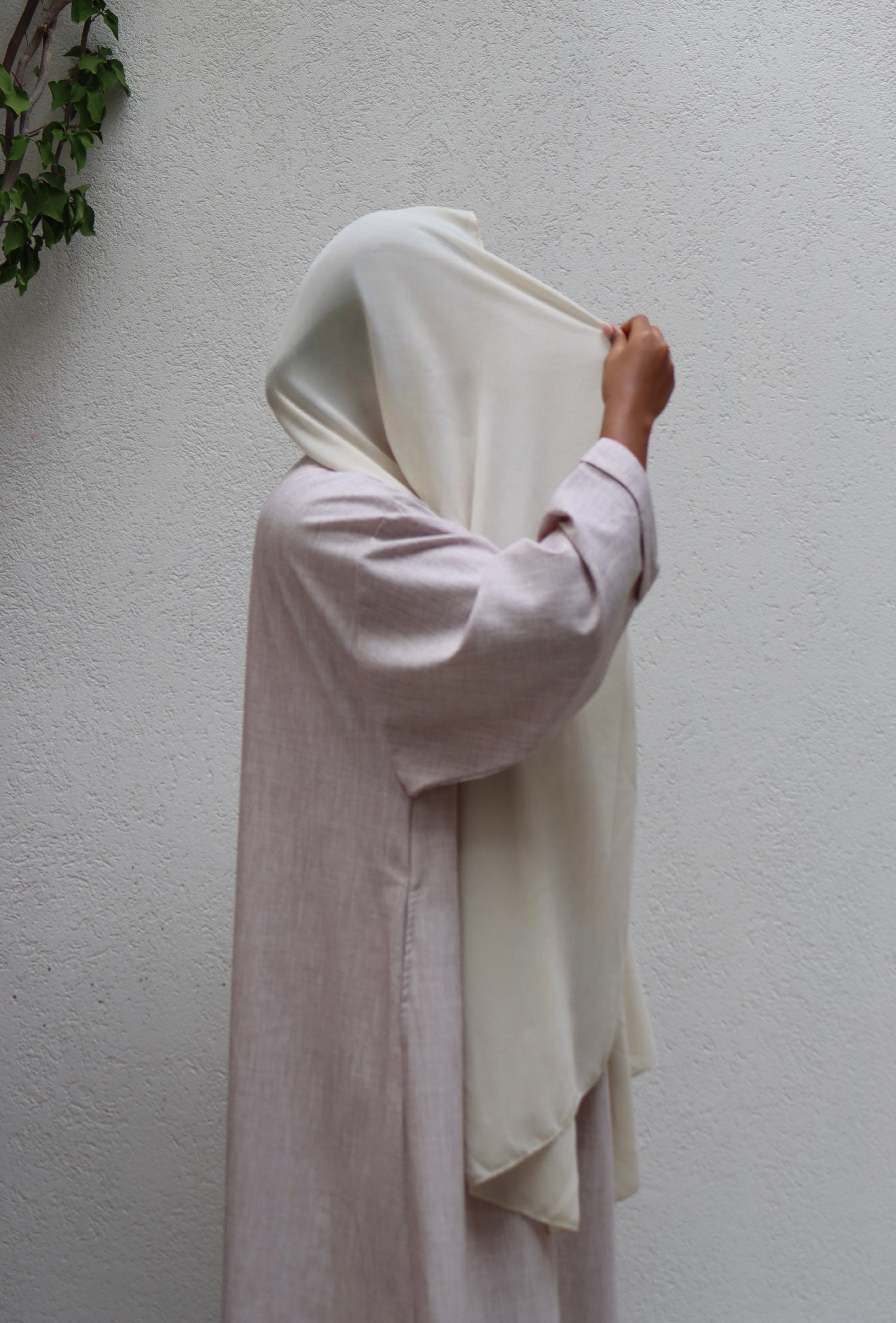 Chrome White - Maxi Chiffon Hijab