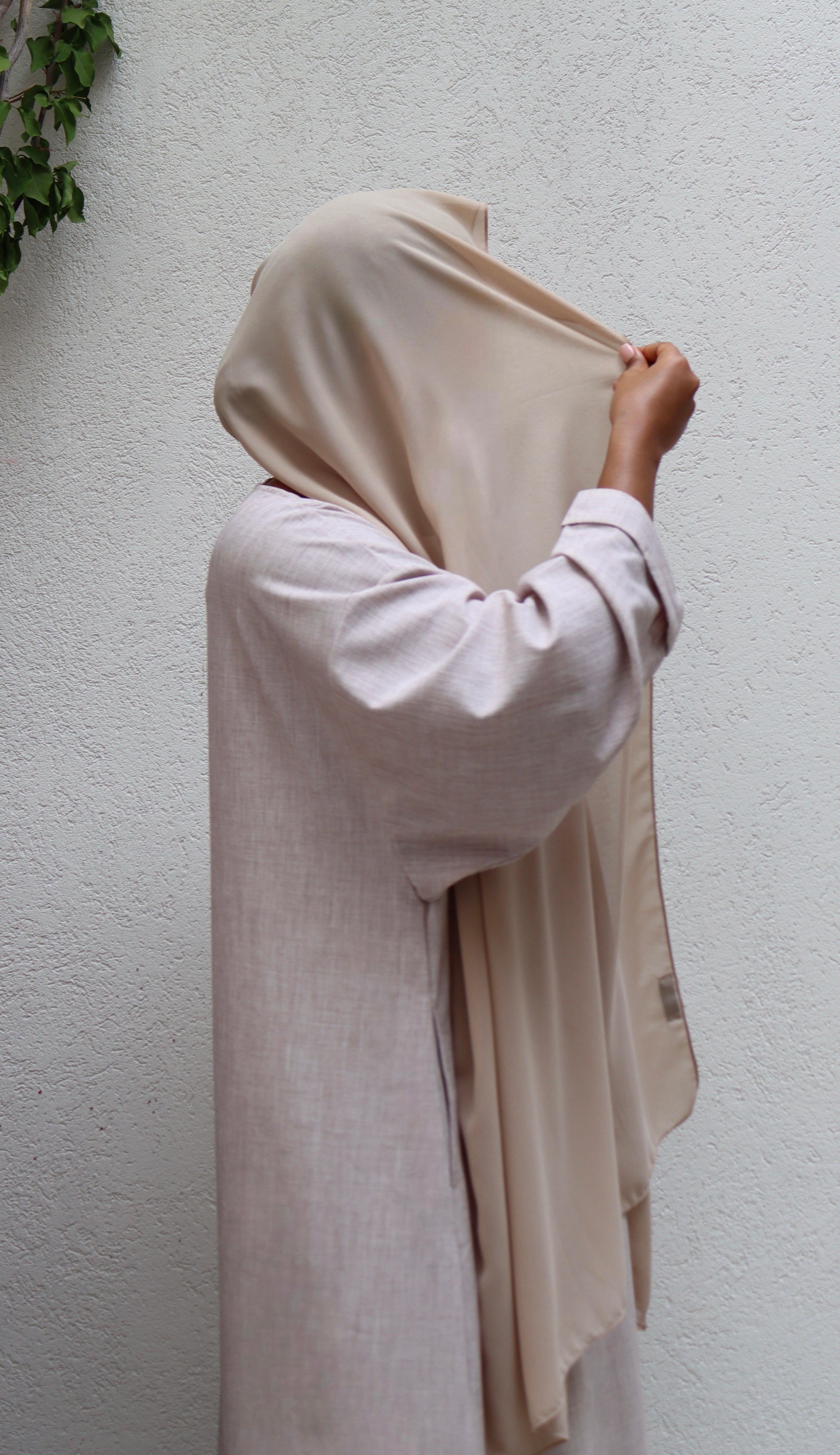 Pale Taupe - Maxi Chiffon Hijab