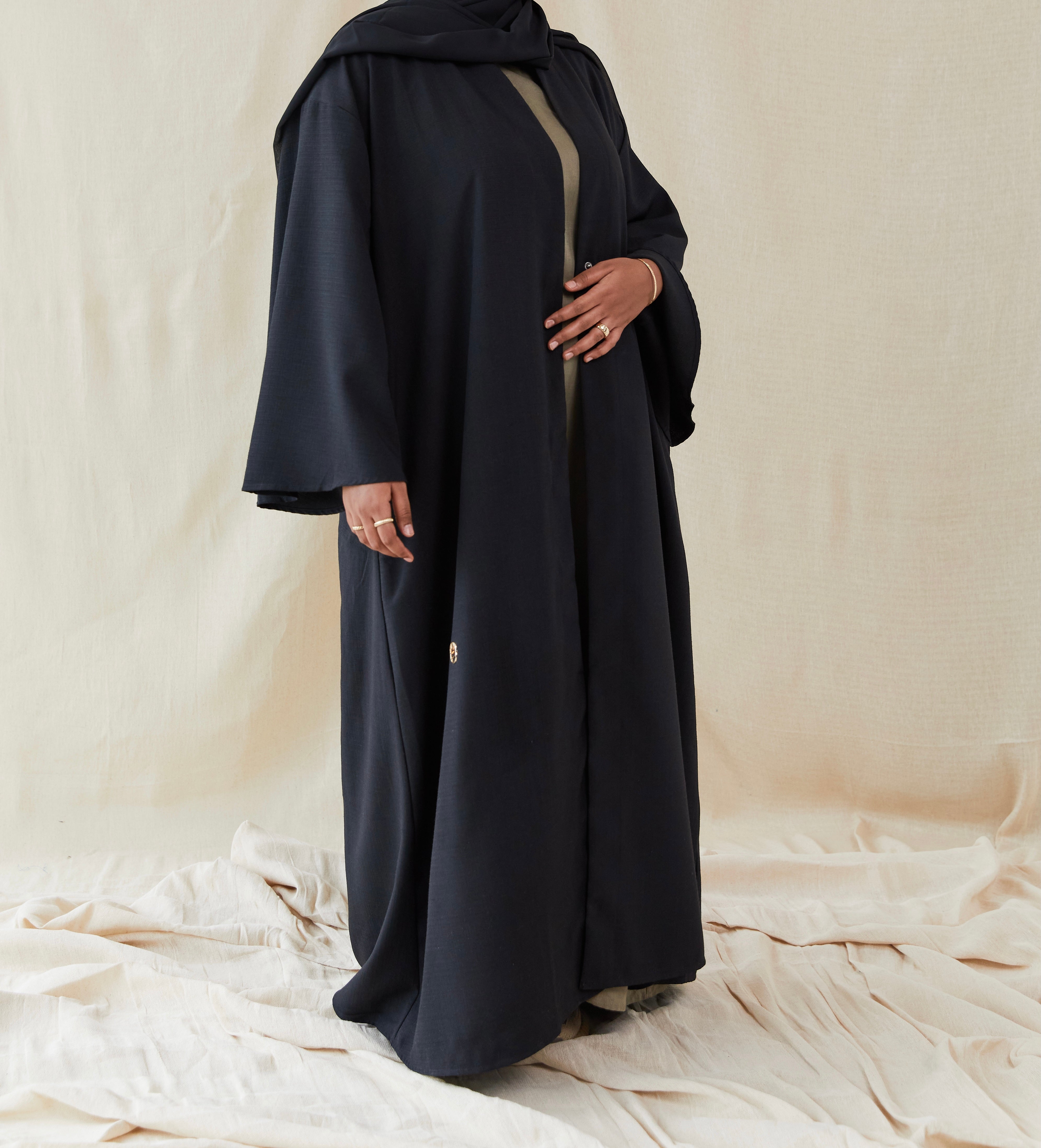 Open sale button abaya