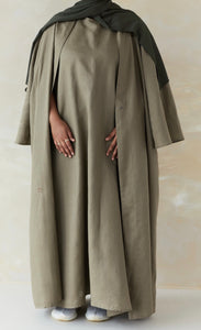 Fertile Earth Sleeveless Dress - Pure Khaki